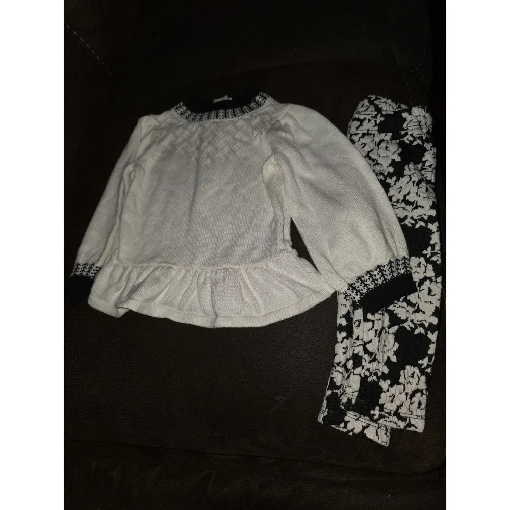 Janie and jack the grand piano outfit sweater pants 6 12 months